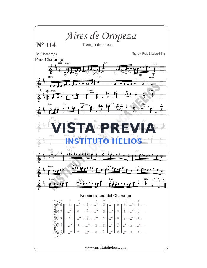 Vista previa de Aires de Oropeza